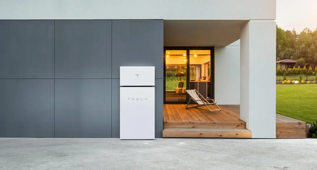 The Tesla Powerwall 2 shown in a real-world installation or context, from southern-energy.com.